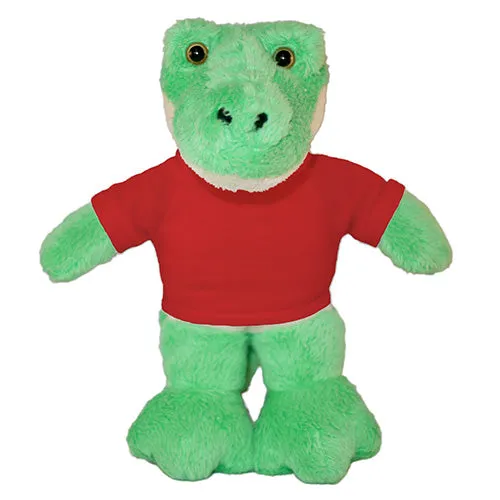 Soft Plush Alligator with Tee 8"