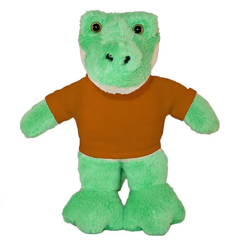 Soft Plush Alligator with Tee 8"