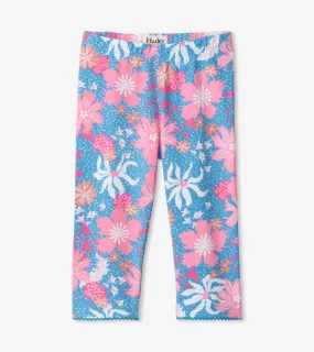 Spring Blooms Capri Leggings