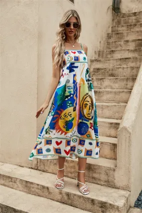 Sundress multi print