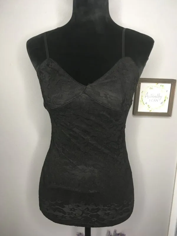 Sweetheart V-neck Bra Line Camisole