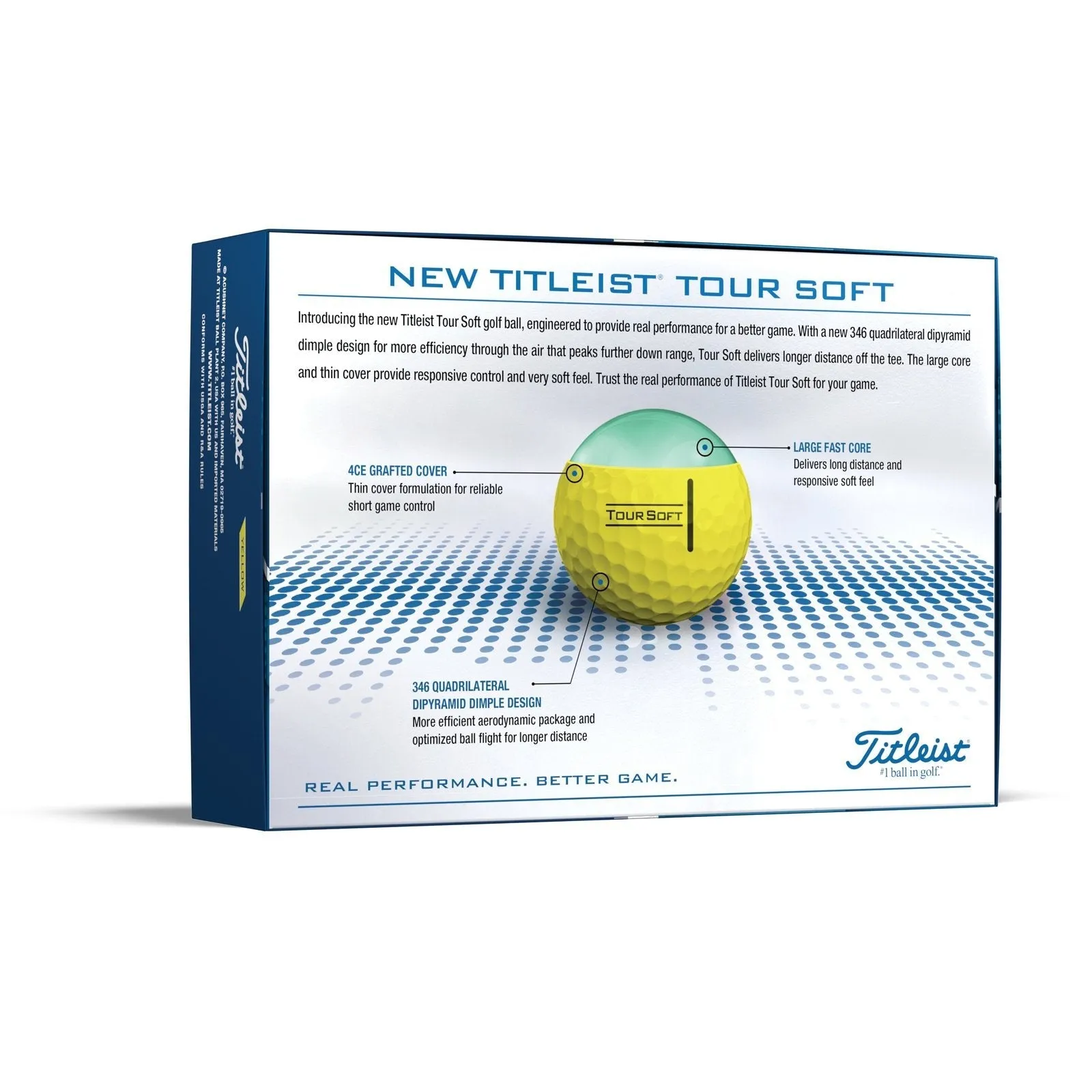 Titleist Tour Soft Golf Balls | Yellow