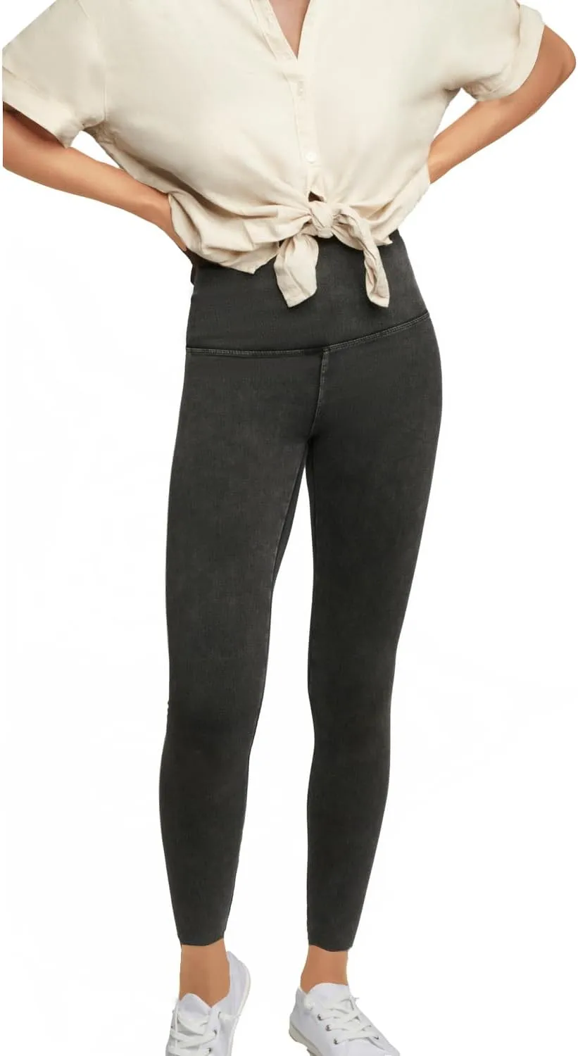 Women's Comfortable Yoga Jeggings with Denim Look Lightweight High Waist Leggings 25" 28"