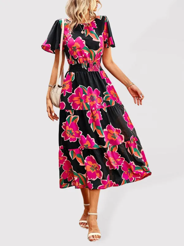 Women's Flower Maxi Dress