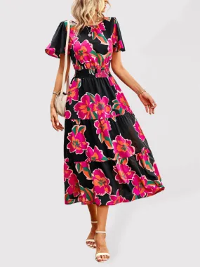 Women's Flower Maxi Dress