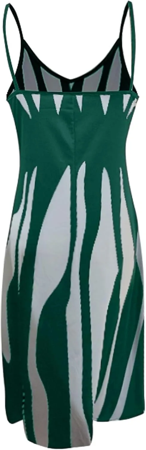 ZYXTIM Summer Dress for Women 2024 Boho Sleeveless Spaghetti Strap Maxi Dress Fashion Colorblock Beach Vacation Sundresses